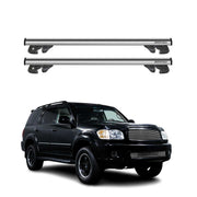 2001-2007 Toyota Sequoia Roof Rack Cross Bars Silver