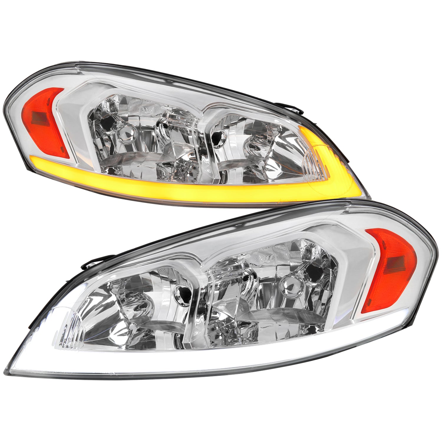 2006-2013 Chevy Impala/Impala Limited/Monte Carlo LED Headlights Chrome