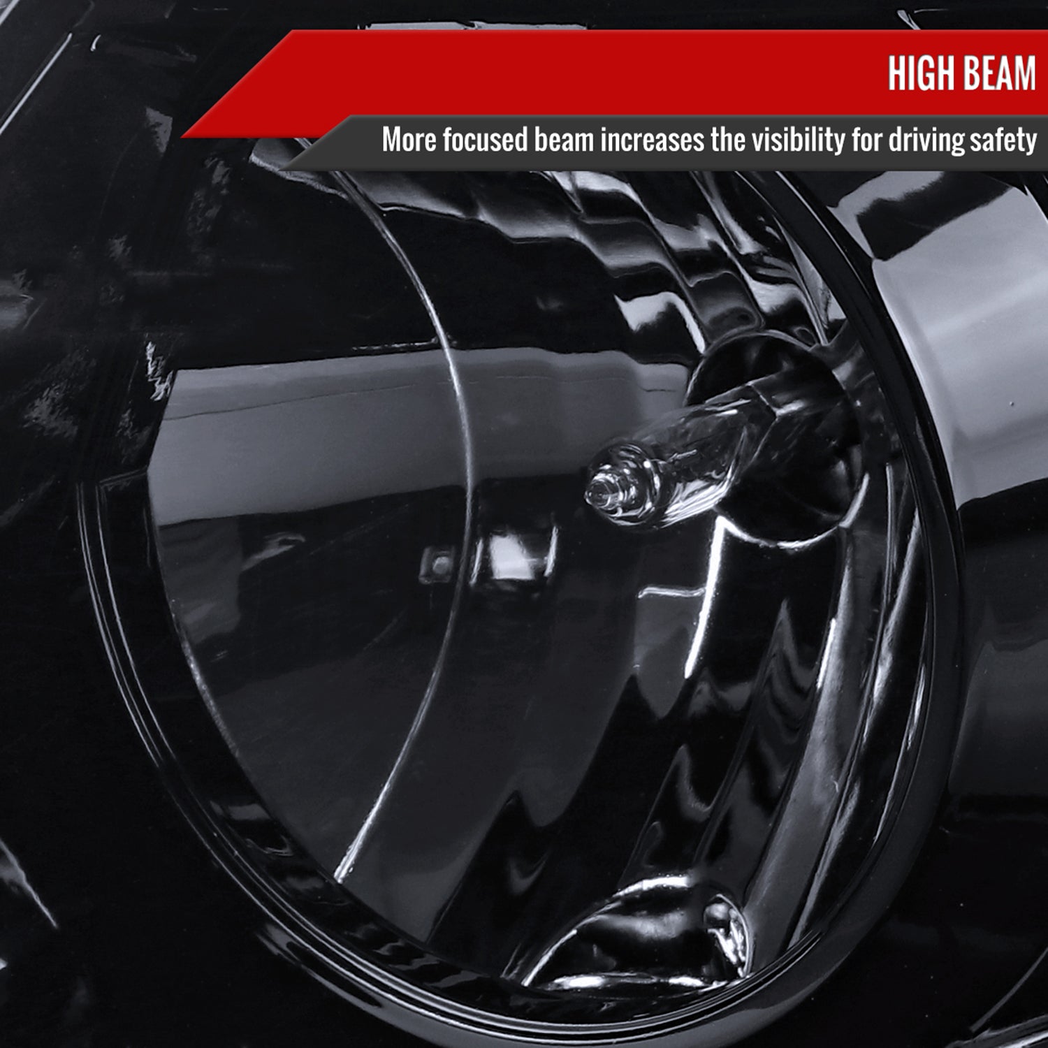 1997-2004 Ford F-150 / 1997-2002 Expedition LED C-Bar Projector Headlights Smoke