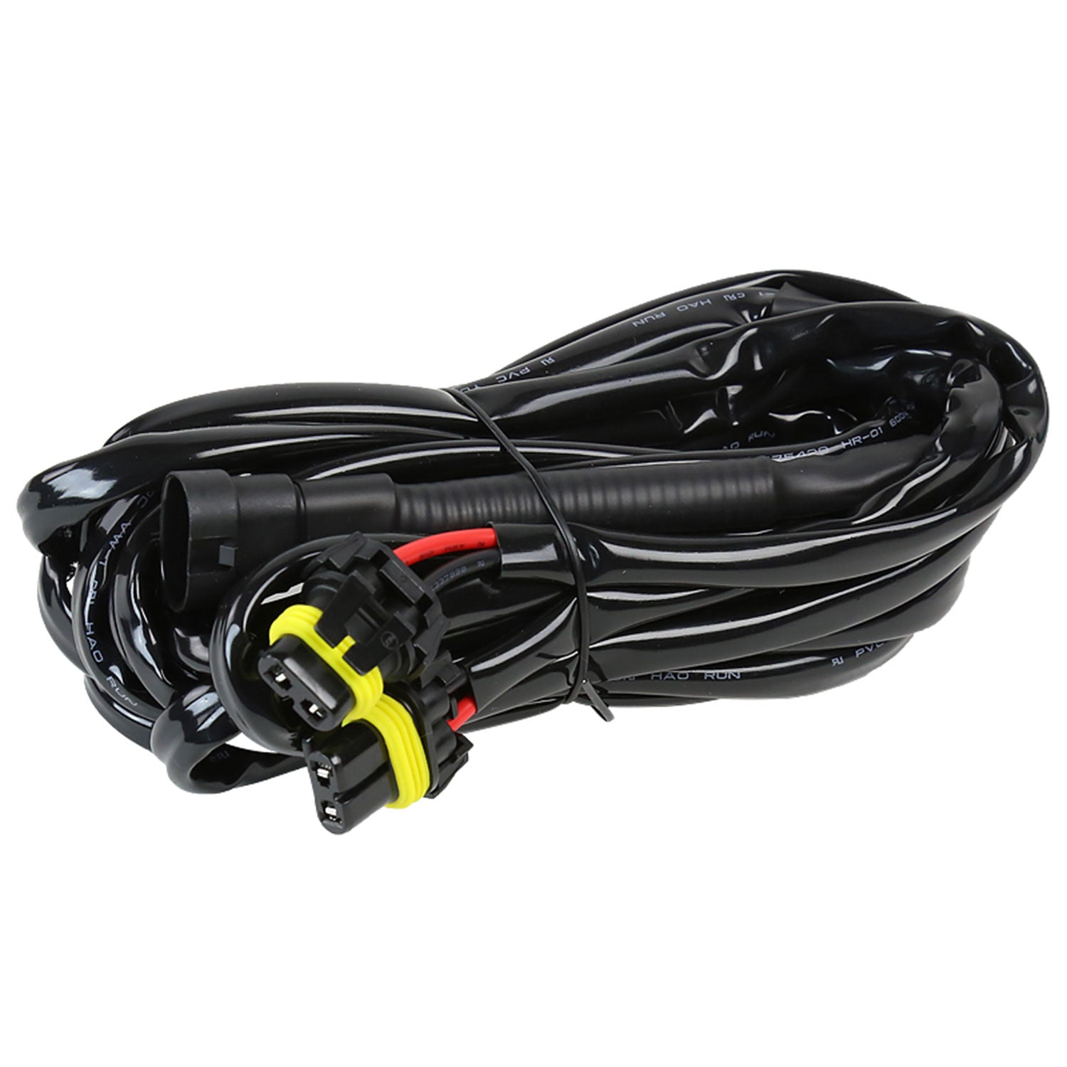 Universal 10' 12 Gauge Fog Lights Wiring Harness w/ 2 Connectors