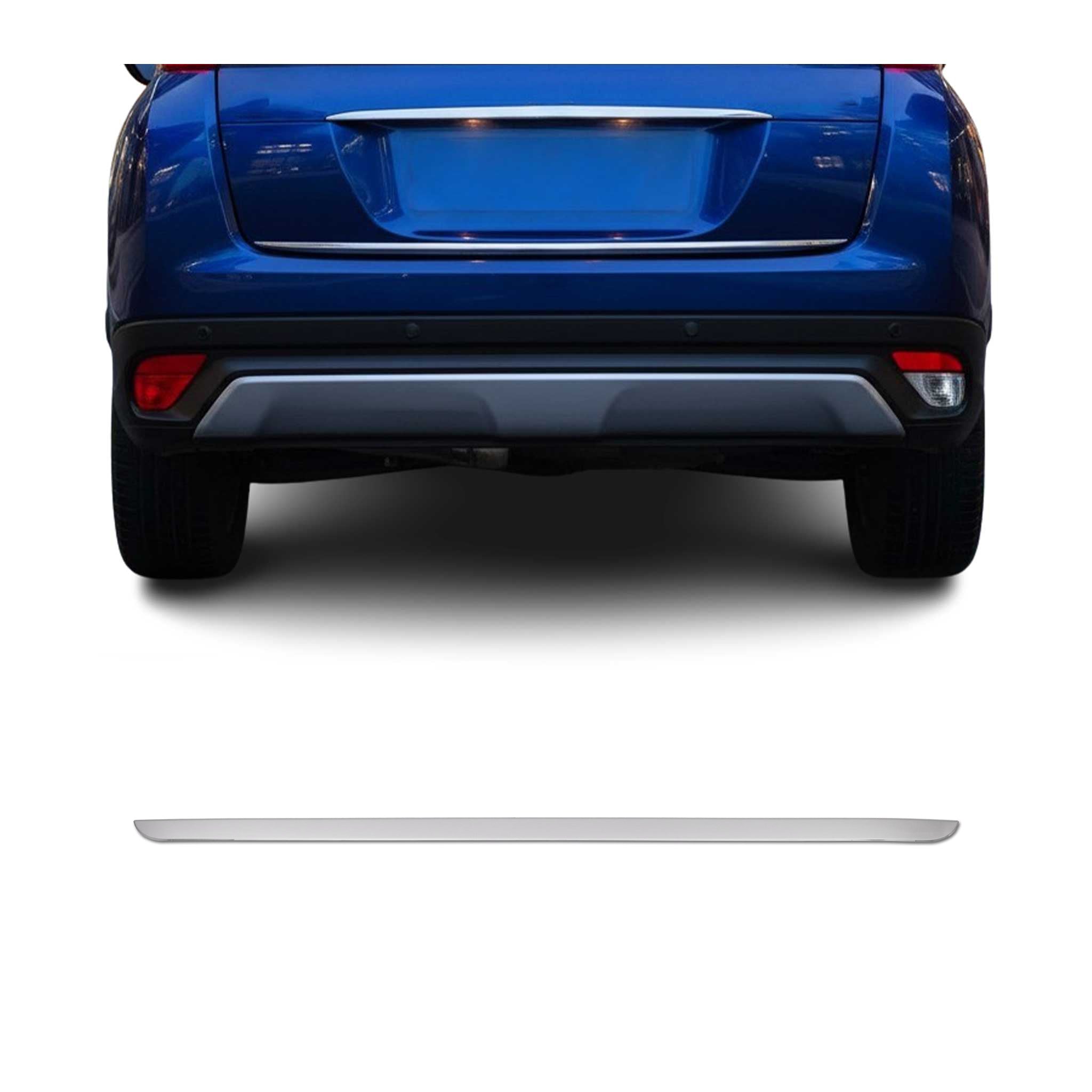 2018-2024 Mitsubishi Eclipse Cross Rear Trunk Molding Trim Stainless Steel Silver 1Pc