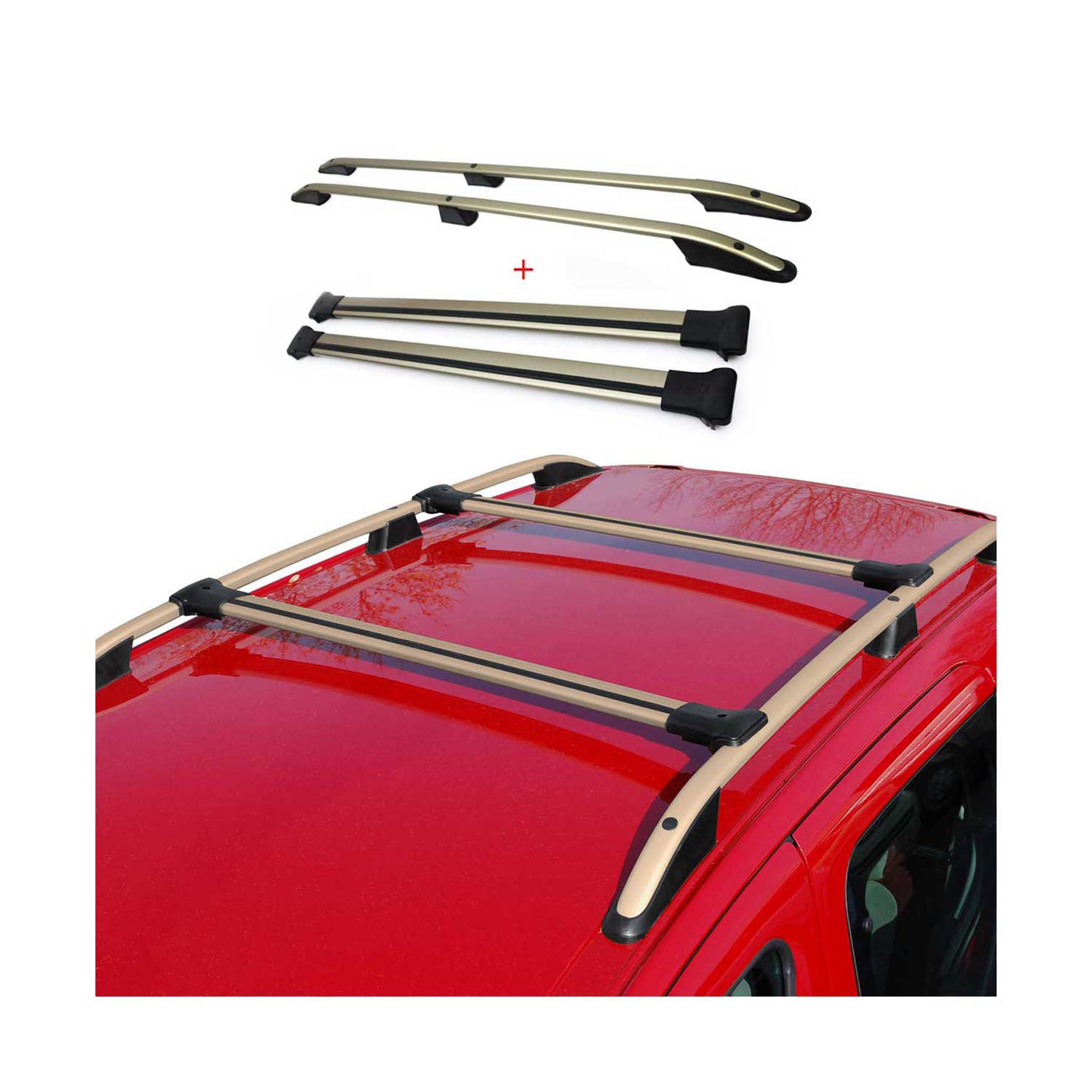 2015-2022 RAM ProMaster City Roof Racks & Roof Rack Rails Bronze