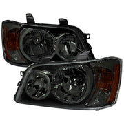 For Toyota Highlander 2001-2003 Factory Style Headlights Chrome Housing Smoked Lens