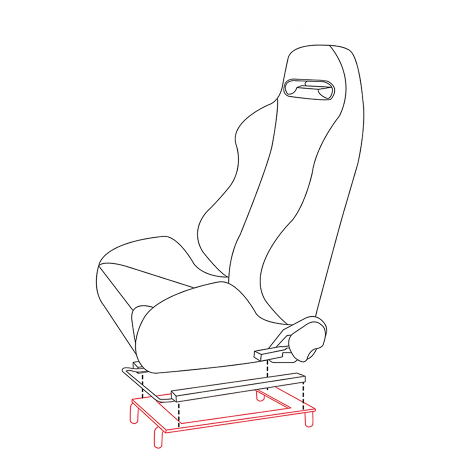 2002-2006 Acura RSX Tensile Steel Racing Seat Mounting Brackets - 2PCS