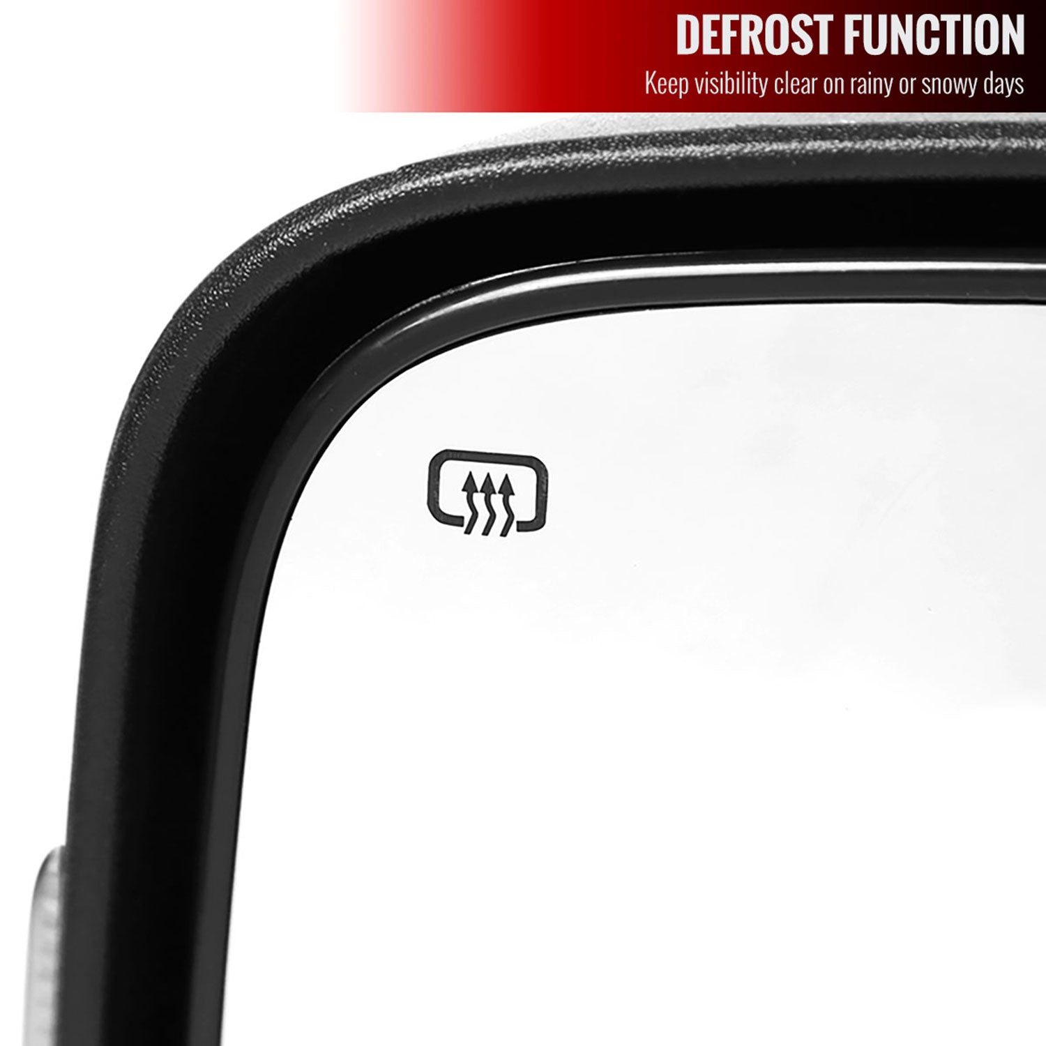 2014-2018 Chevy Silverado/GMC Sierra Heated Manual Towing Mirrors Smoke