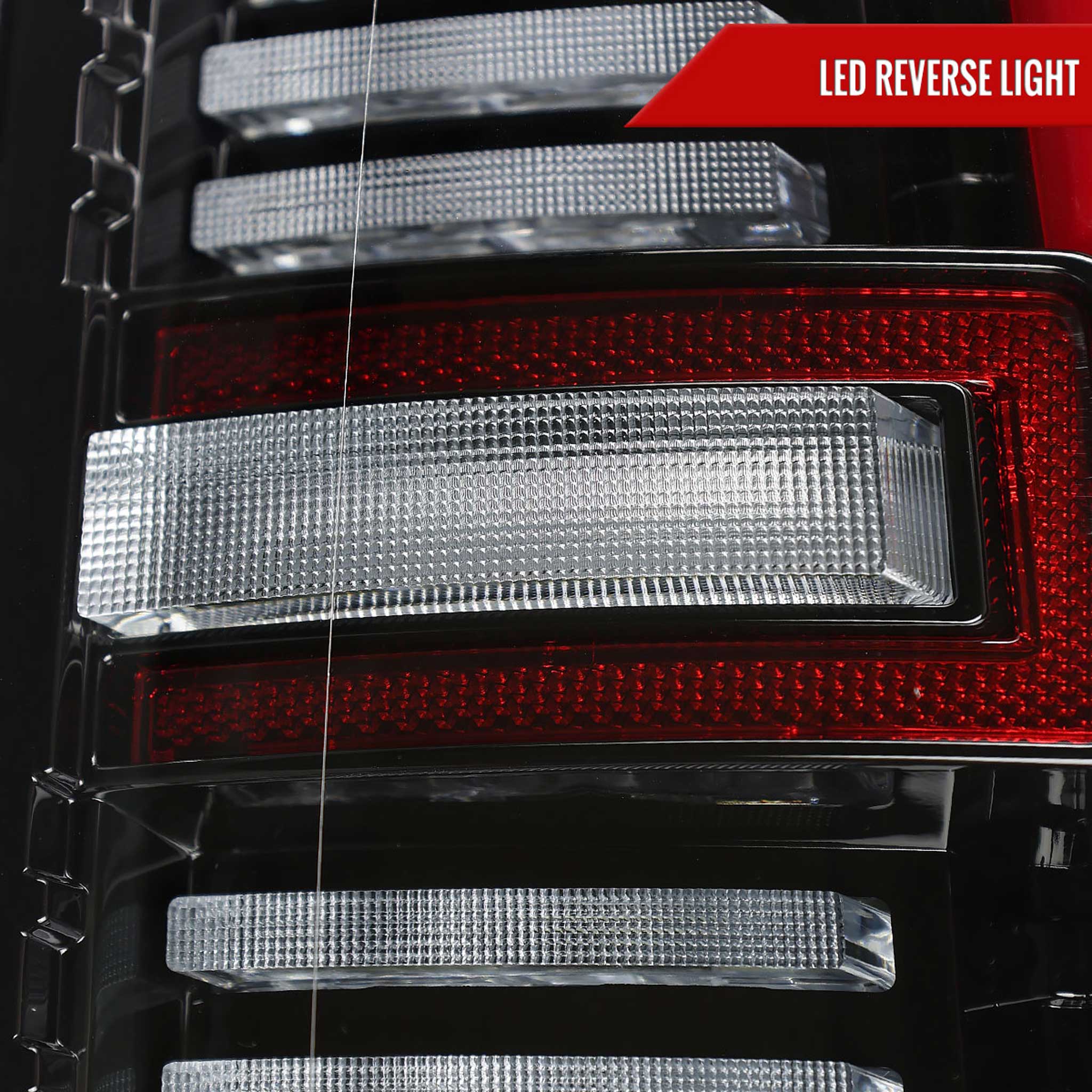 For Dodge RAM 2500/3500 2019-2024 LED Sequential Signal Tail Lights Jet Black Housing Clear Lens