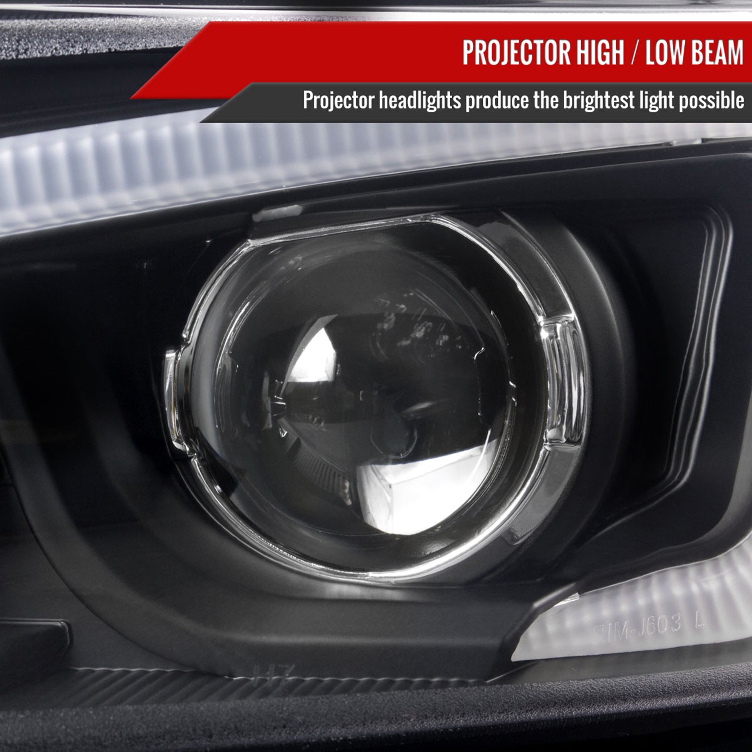 2011-2013 Scion tC LED Bar Projector Headlights LED Turn Signal Lights Black