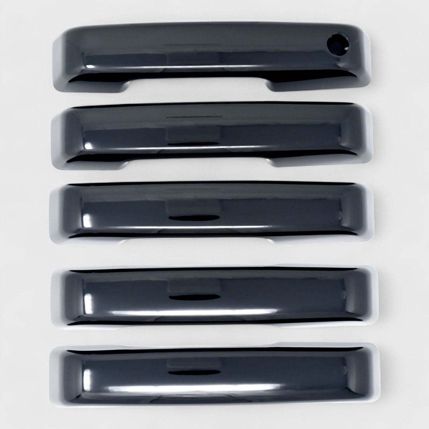 2021-2024 Ford Bronco Door Handle Cover Gloss Black 5Pcs ABS Plastic