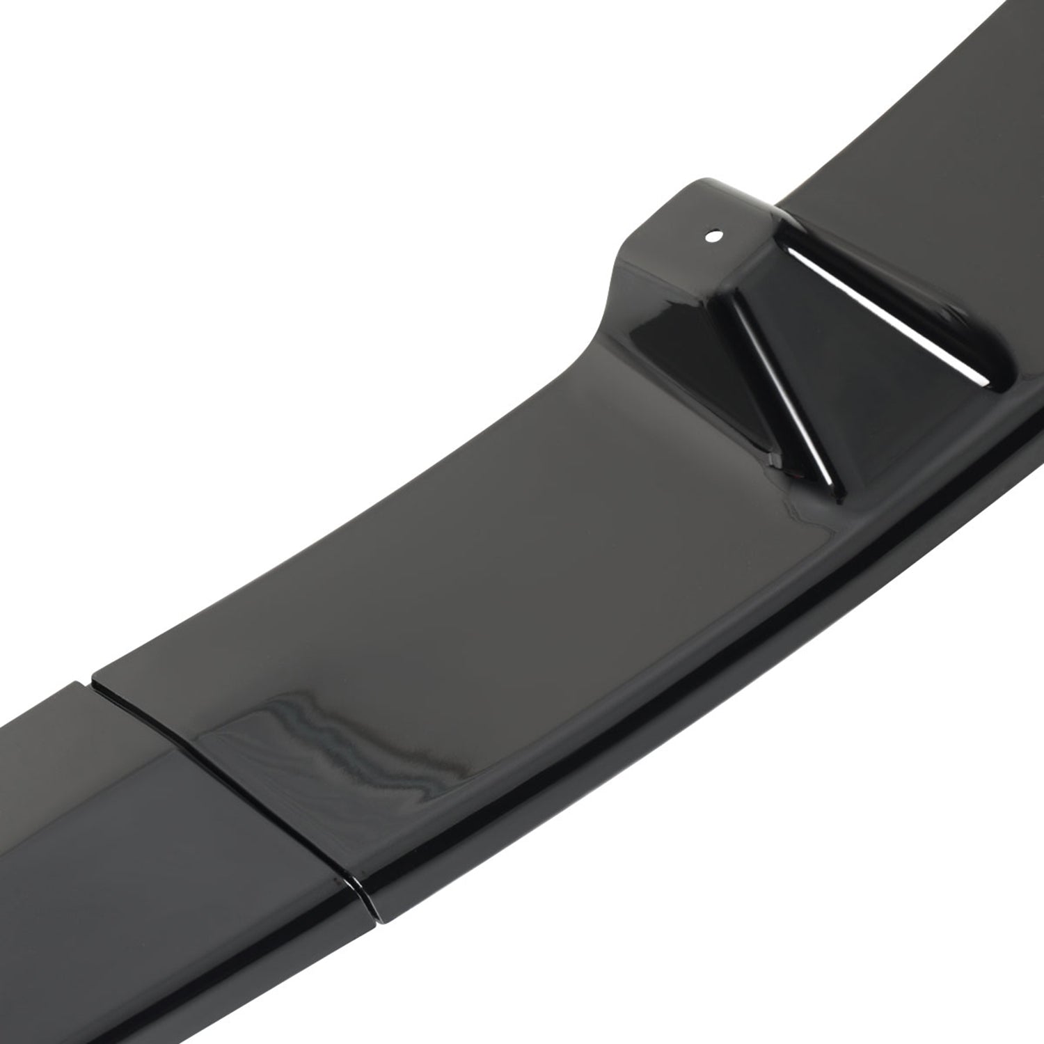 2009-2011 BMW 3 Series E90 Glossy Black 3Pcs Front Bumper Lip Spoiler Kit