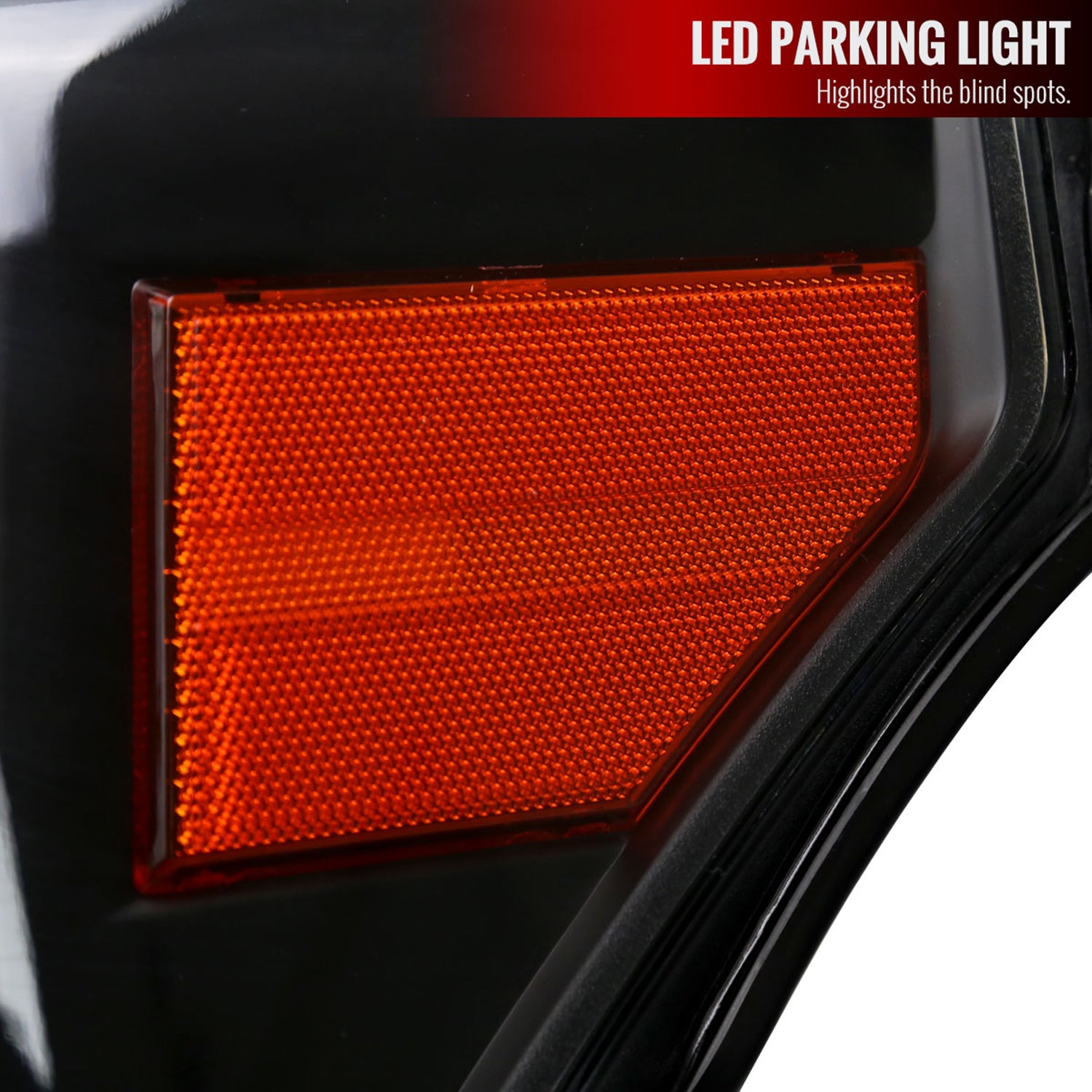 2011-2016 Ford F-250/350/450/550 Super Duty LED CBar Factory Headlights Black