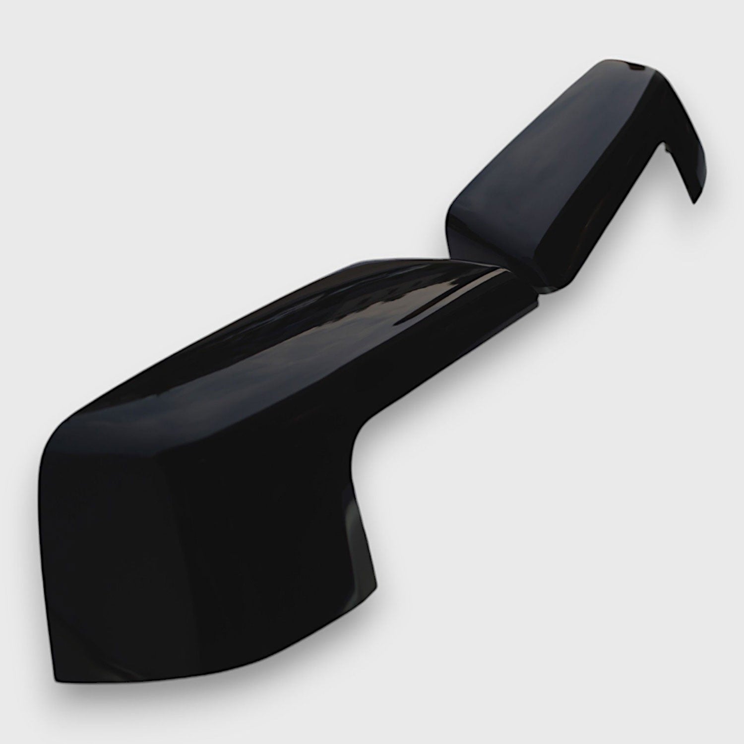 2019-2025 Chevrolet Silverado 1500 / GMC Sierra 1500 Mirror Cover Caps Gloss Black 2Pcs ABS Plastic