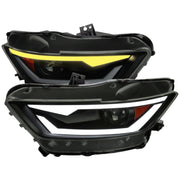2015-2017 Ford Mustang/2018-2020 Shelby HID/Xenon LED Signal Headlights Smoke