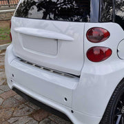 2007-2015 Smart ForTwo Rear Bumper Sill Cover Protector Guard Stainless Steel Silver