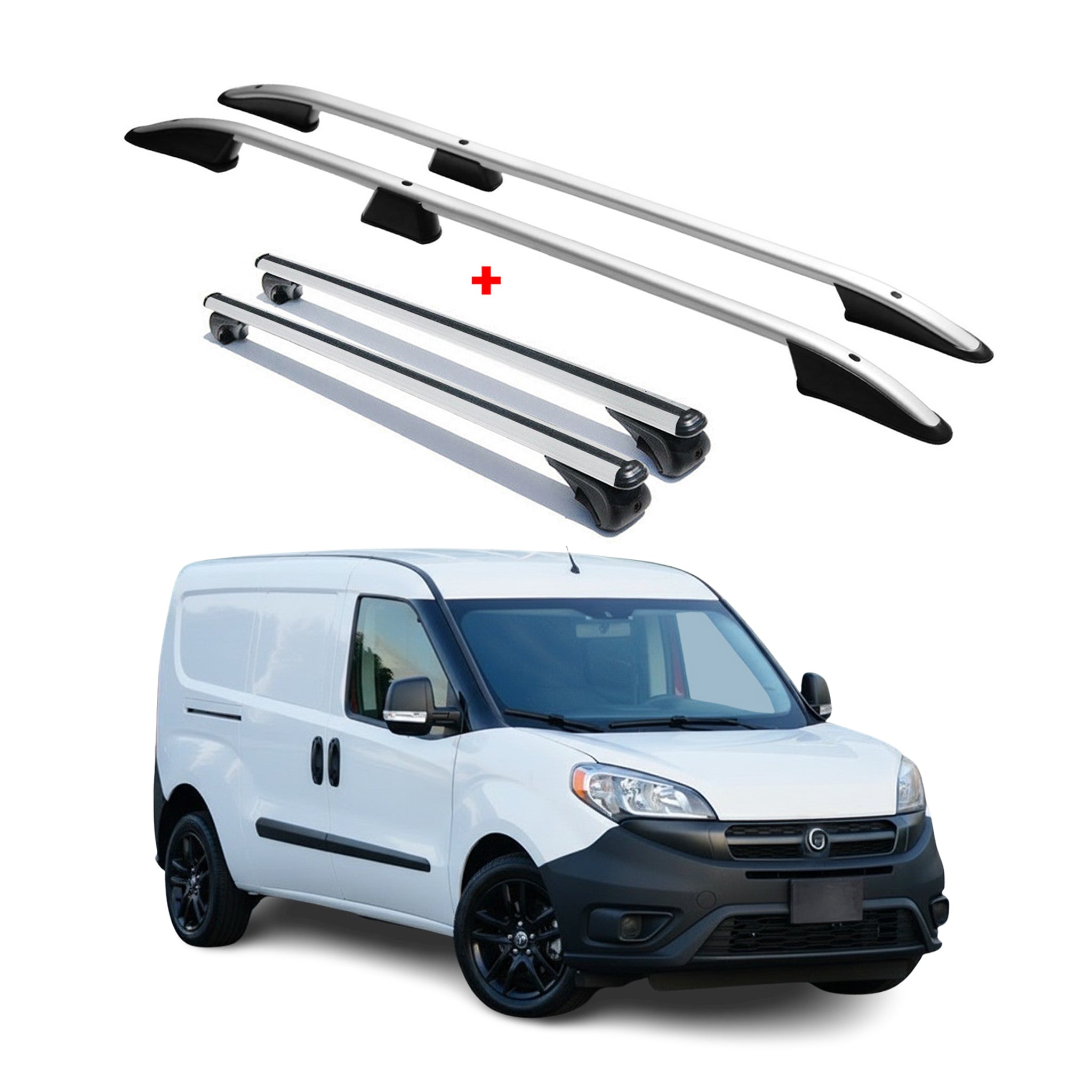 2015-2022 RAM ProMaster City Roof Racks & Roof Rack Rails Silver