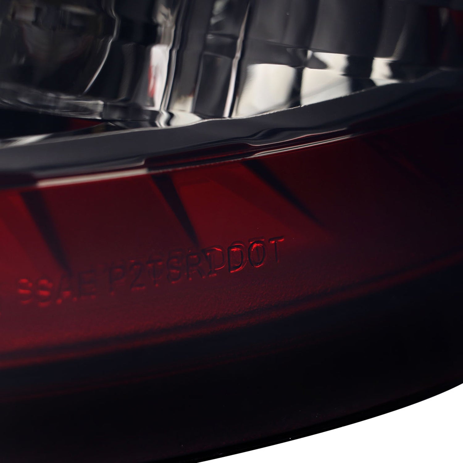 2014-2019 Ford Fiesta Hatchback LED Bar Tail Lights Chrome/Red Smoke Lens