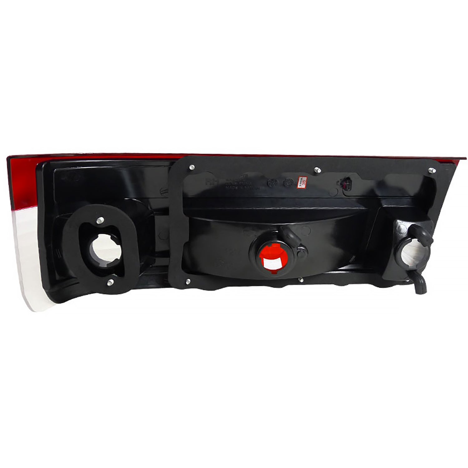 1983-1987 Toyota Corolla AE86 Hatchback Tail Lights Chrome/Red Clear Lens