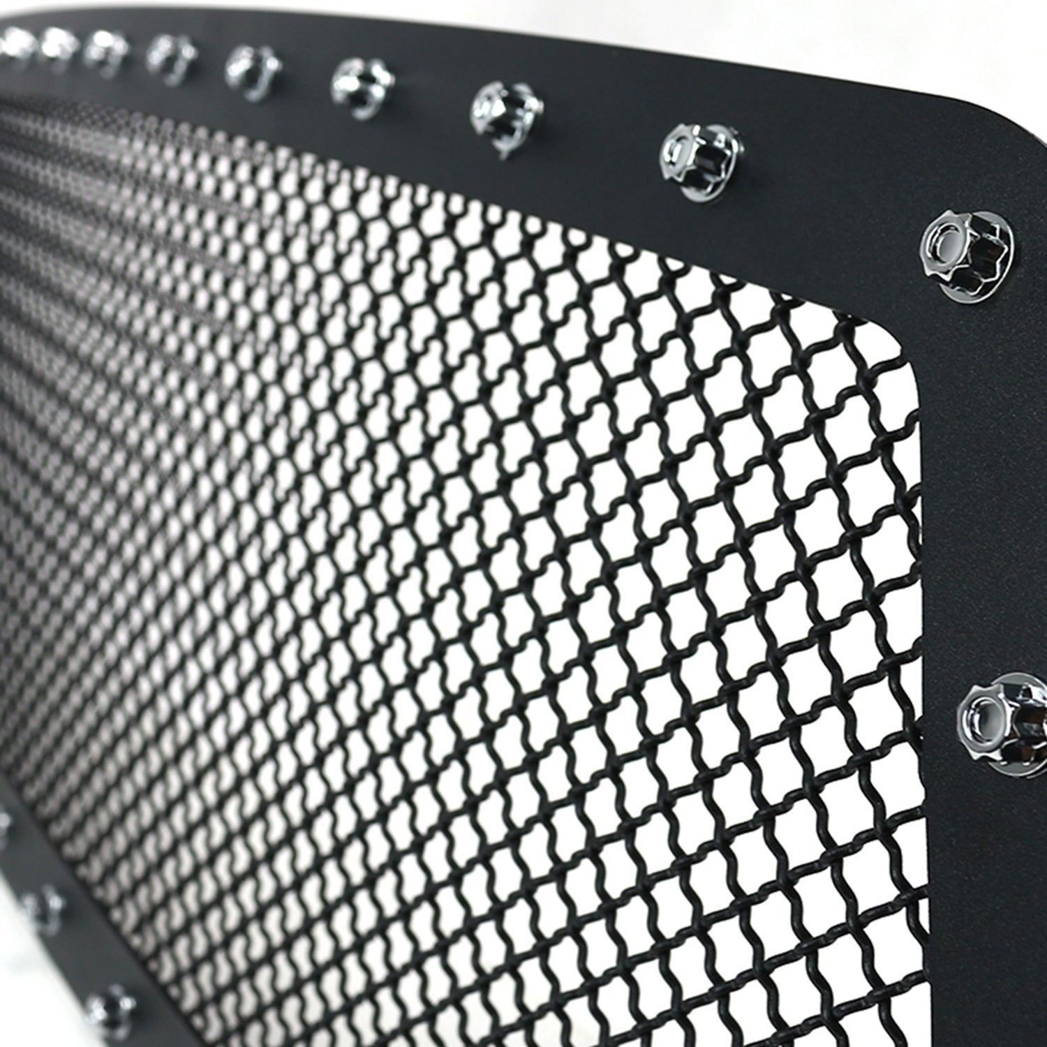 2005-2011 Toyota Tacoma Rivet Style S.Steel 3PC Mesh Grille insert Black