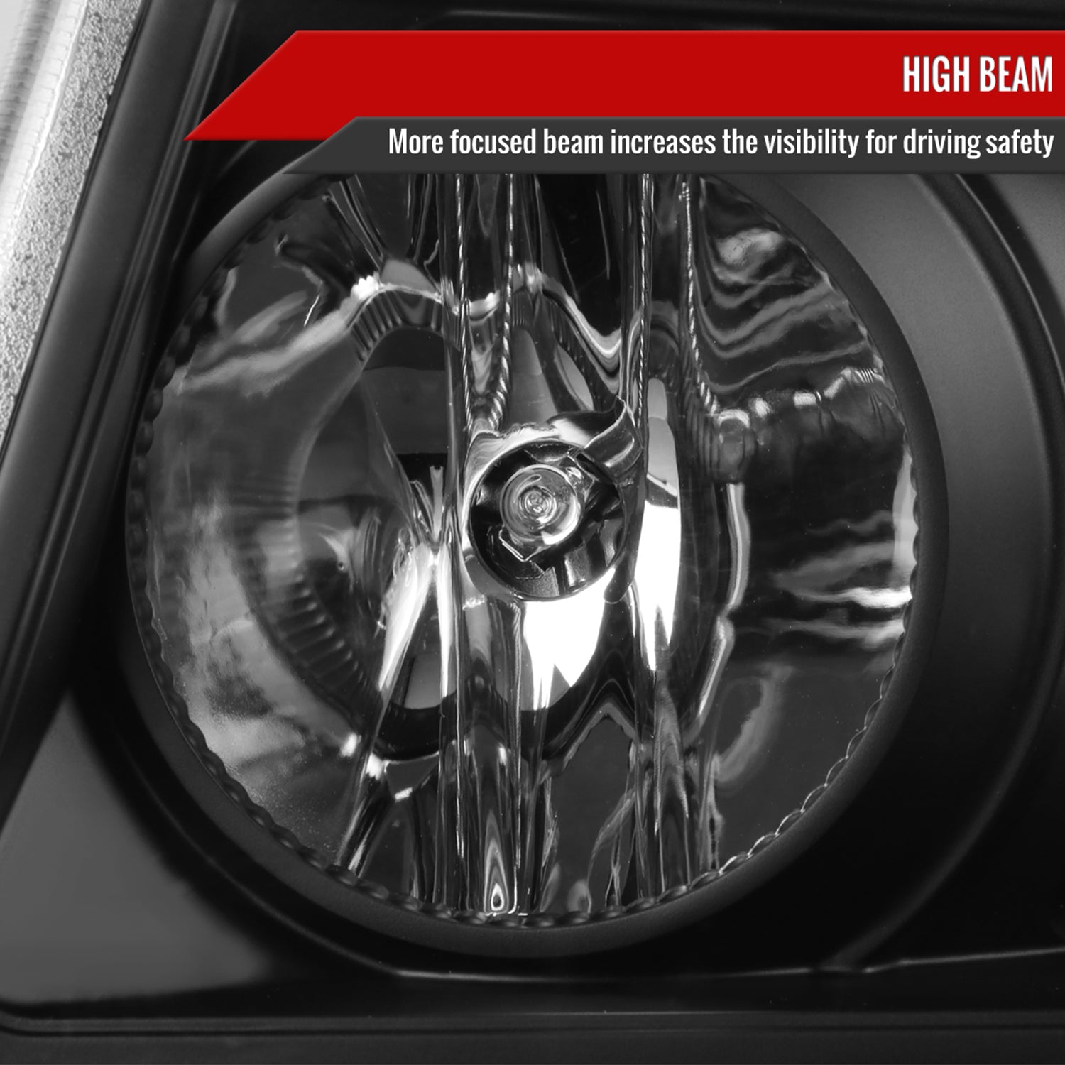 2001-2011 Ford Ranger Projector Headlights LED Light & LED Signal Matte Black