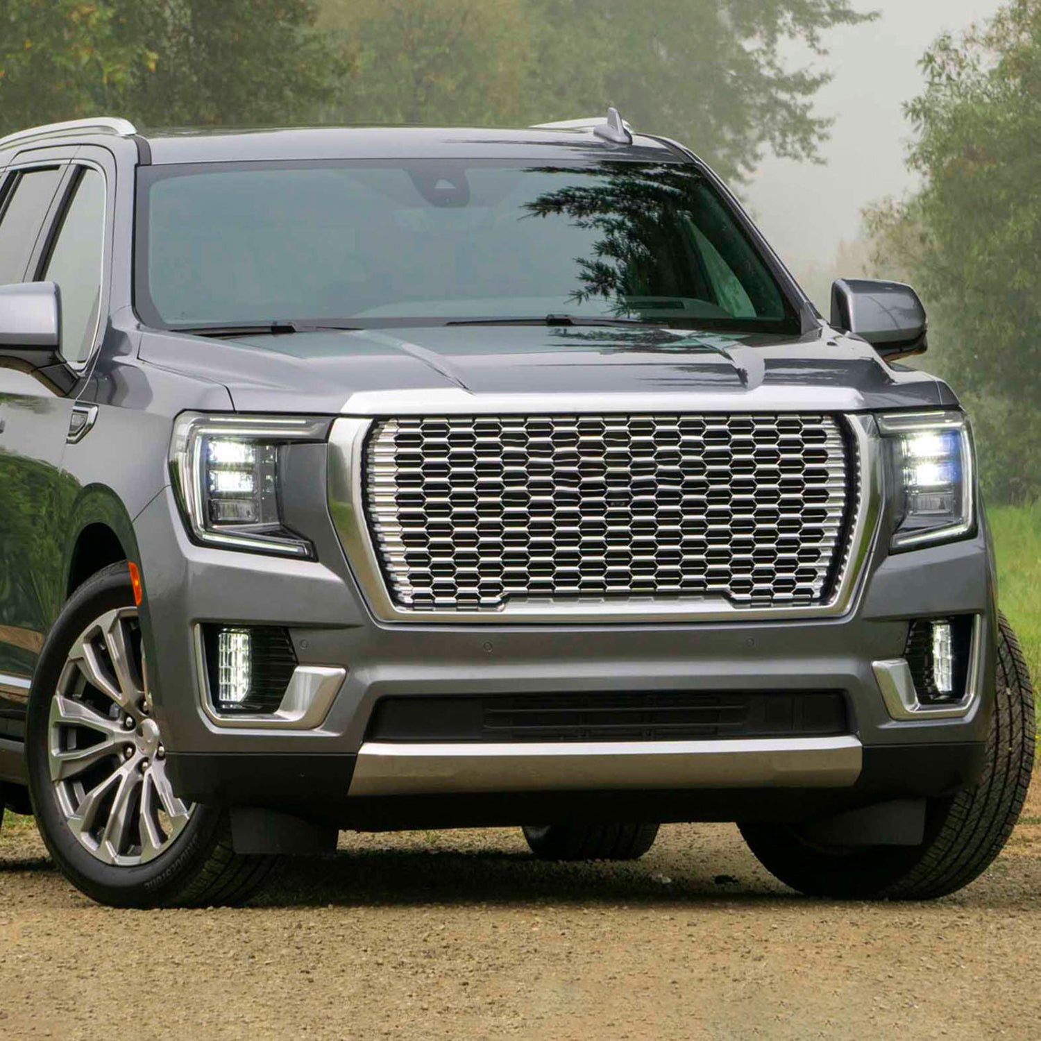 2021-2023 GMC Yukon/Yukon XL LED Fog Lights Kit Chrome Housing/Clear Lens