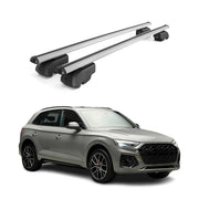 2025 Audi Q5 Roof Rack Cross Bars Luggage Carrier Alu Silver 2Pcs