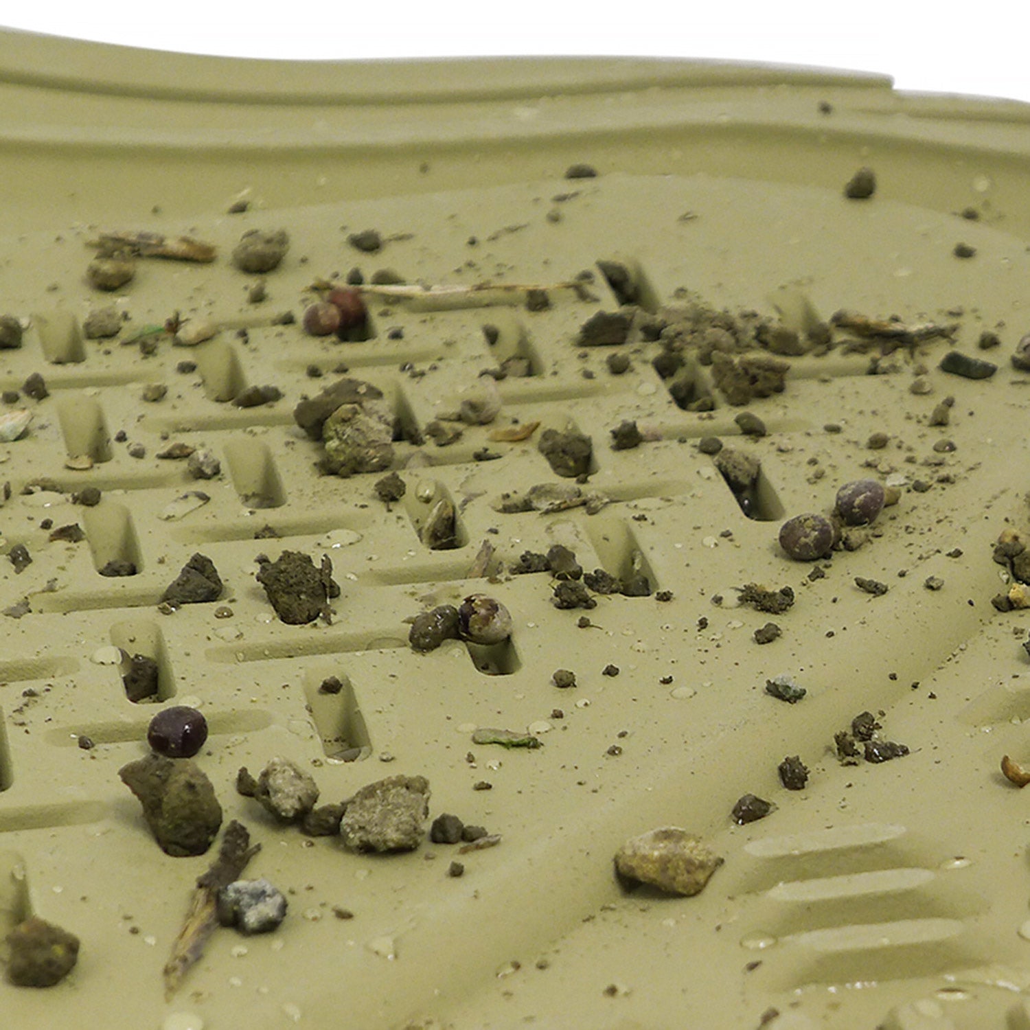 Universal fit Rubber NonSlip Car Floor Mats Liner All Weather 4Pcs Beige