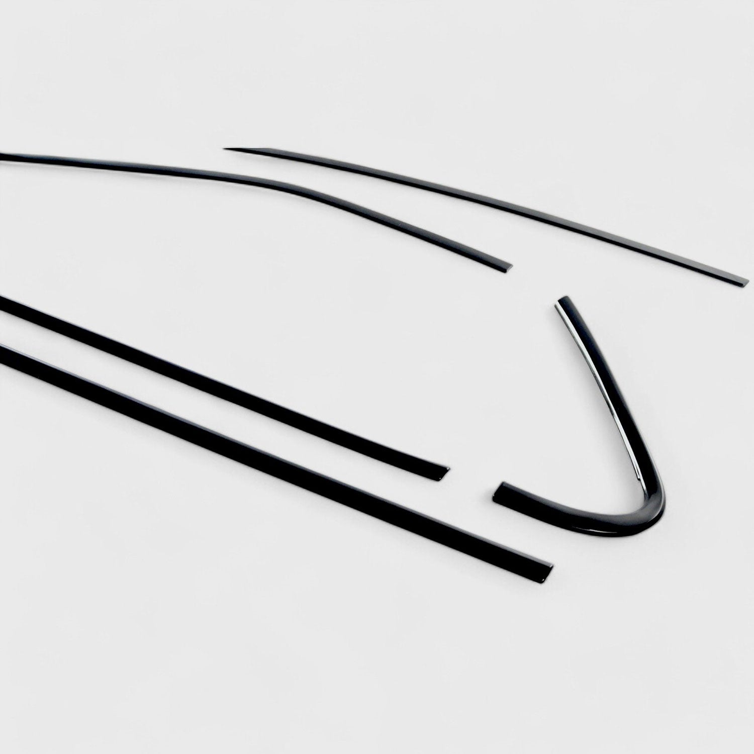 2018-2024 Toyota Camry Window Trim Set Gloss Black 10Pcs ABS Plastic