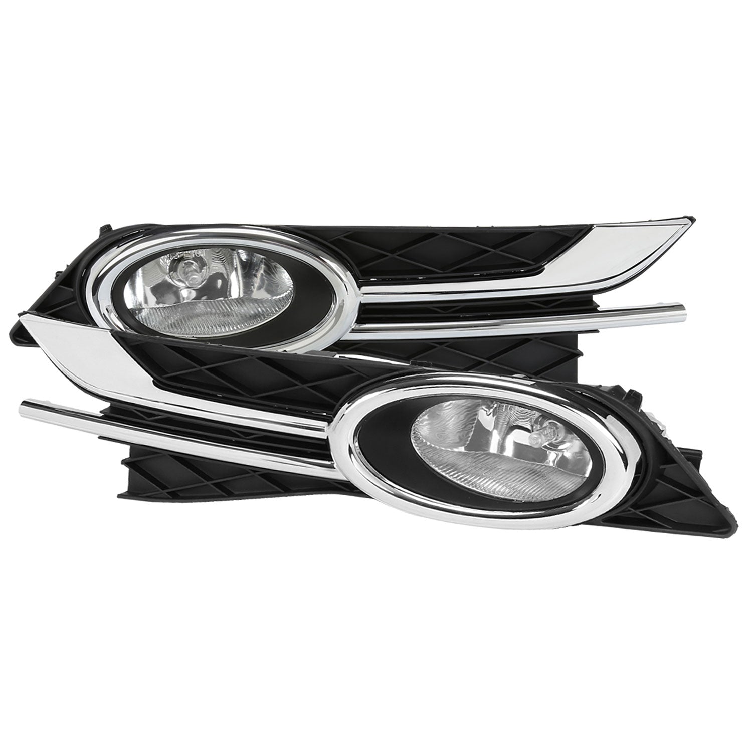 2014-2016 Honda Odyssey H11 Fog Lights Kit Chrome Housing/Clear Lens