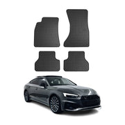 2018-2024 Audi A5 Sportback Floor Mats Liners Full Set All Weather Rubber Black