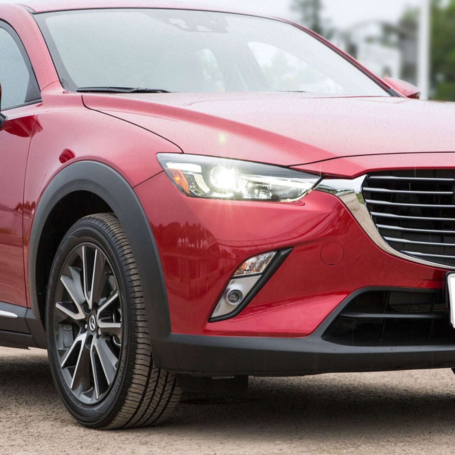 2016-2018 Mazda CX-3 SMD LED Projector Fog Lights Kit Chrome/Clear Lens