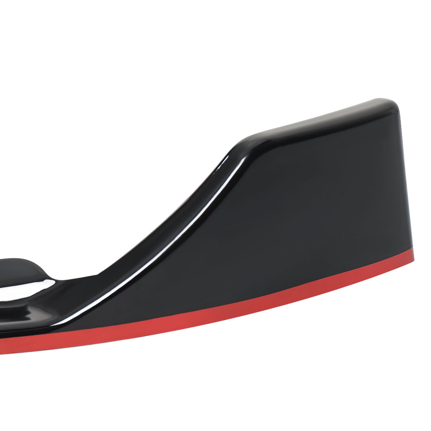 2019-2021 Mercedes W205 C Class Glossy Black/Red Front Bumper Lip Splitter Kit