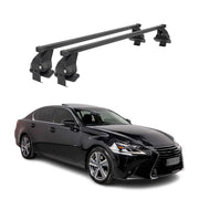 2013-2020 Lexus GS 300 350 450h Roof Rack Cross Bars Black
