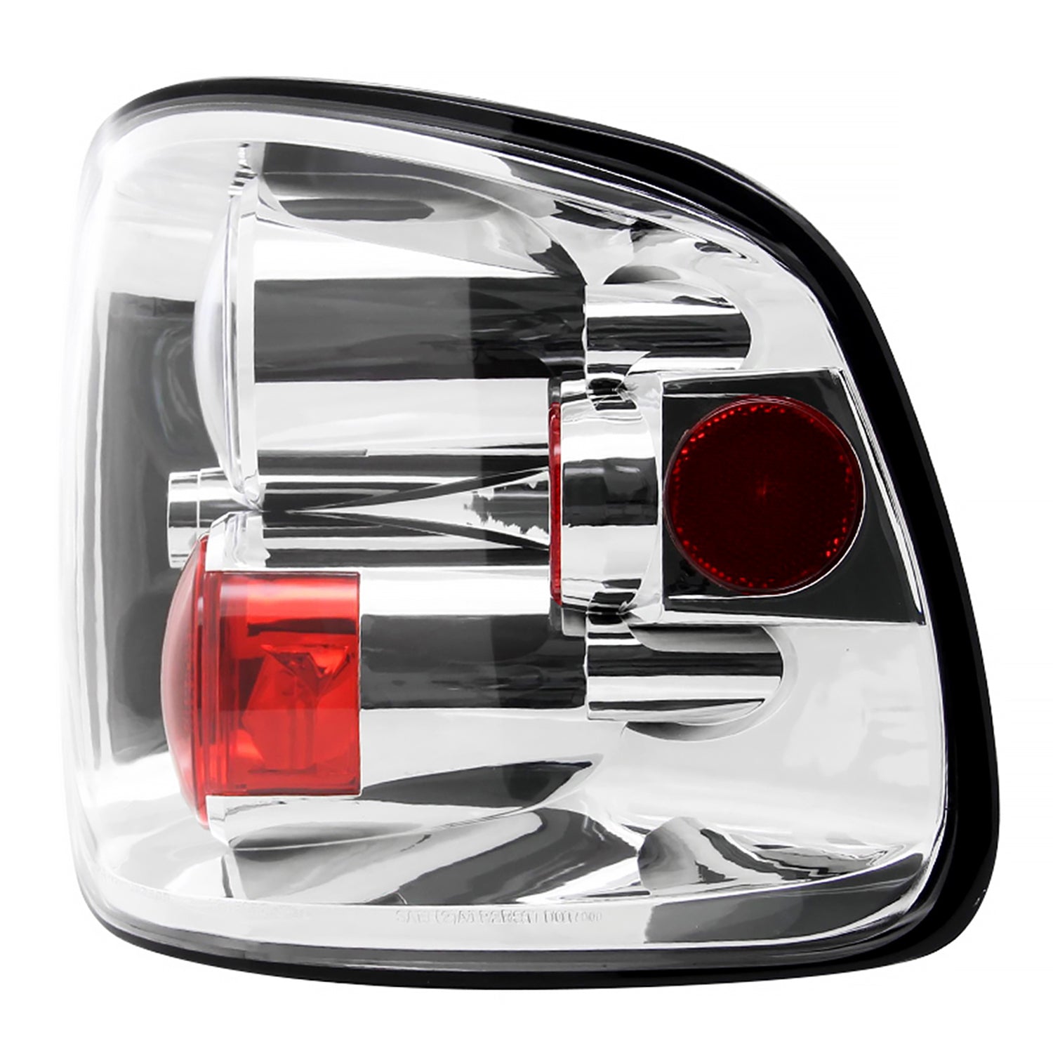 1997-2004 Ford F-150 Flareside Tail Lights Chrome Housing/Clear Lens