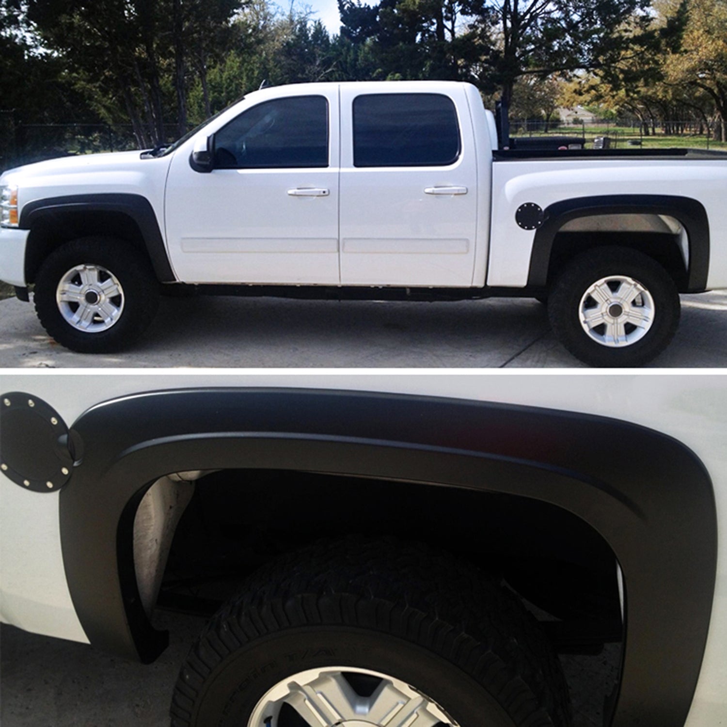 2007-2013 Chevy Silverado 1500 Fleetside 69.3" Bed Factory OE Fender Flares