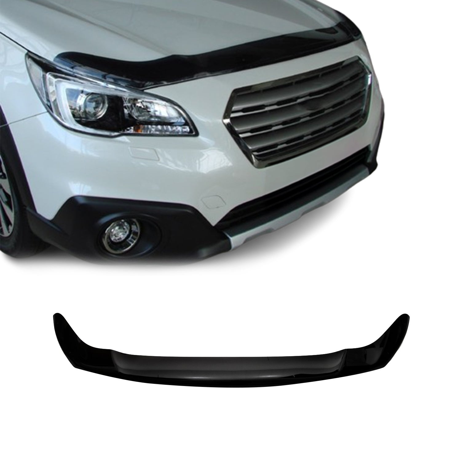 2015-2019 Subaru Outback Front Bug Shield Hood Deflector 1 Pc Smoke