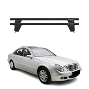 2004-2009 Mercedes E Class W211 Sedan Roof Rack Cross Bars Black