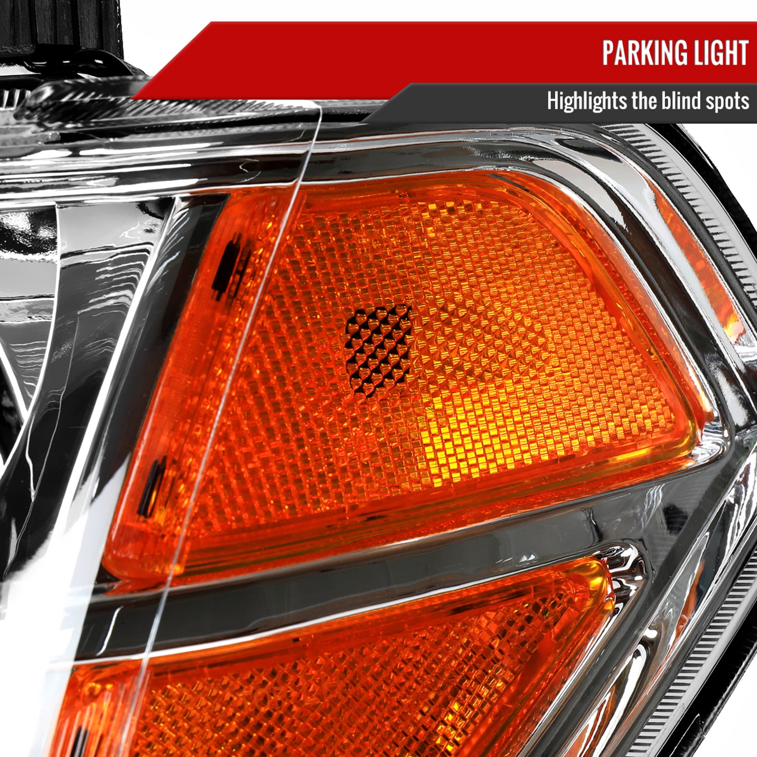 2005-2008 Nissan Frontier/2005-2006 Pathfinder Factory Headlights Chrome/Clear