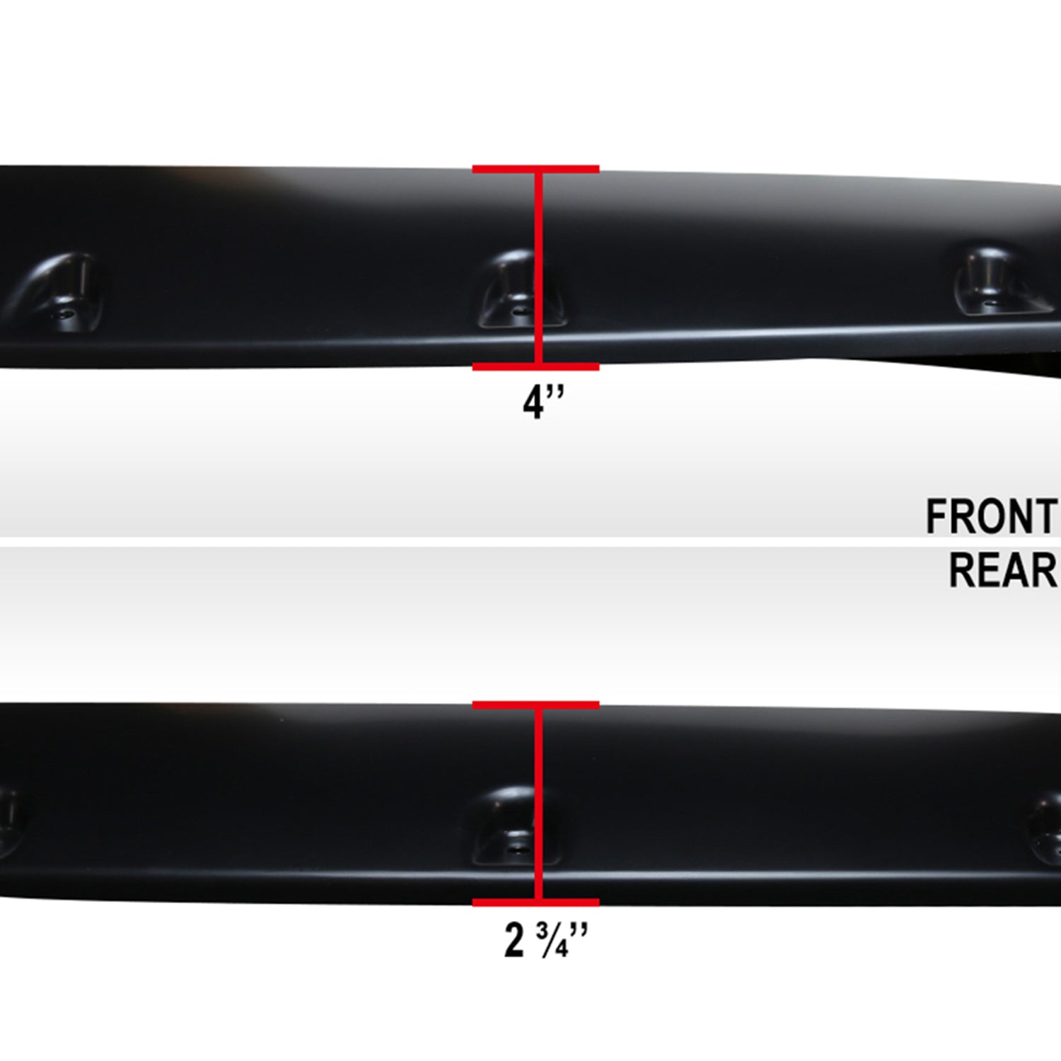 2007-2013 Chevy Silverado 1500/2500HD/3500HD Rivet Style Fender Flares