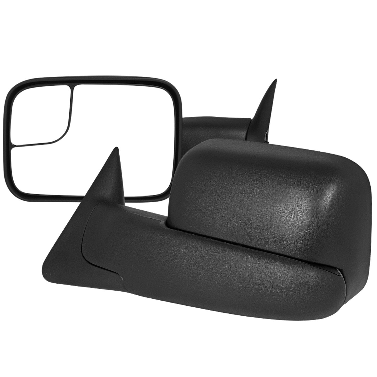 1998-2002 Dodge RAM Adjustable Heated Manual Fold & Extendable Towing Mirrors
