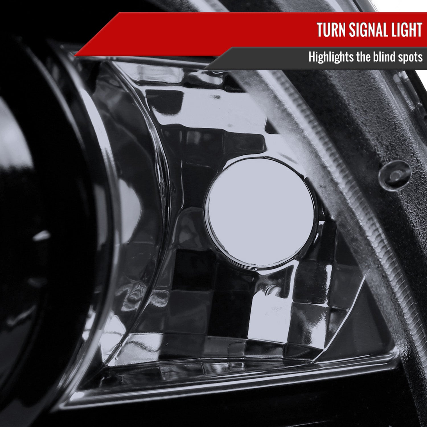 2010-2014 Ford Mustang Dual Halo Projector Headlights Glossy Black/Smoke Lens