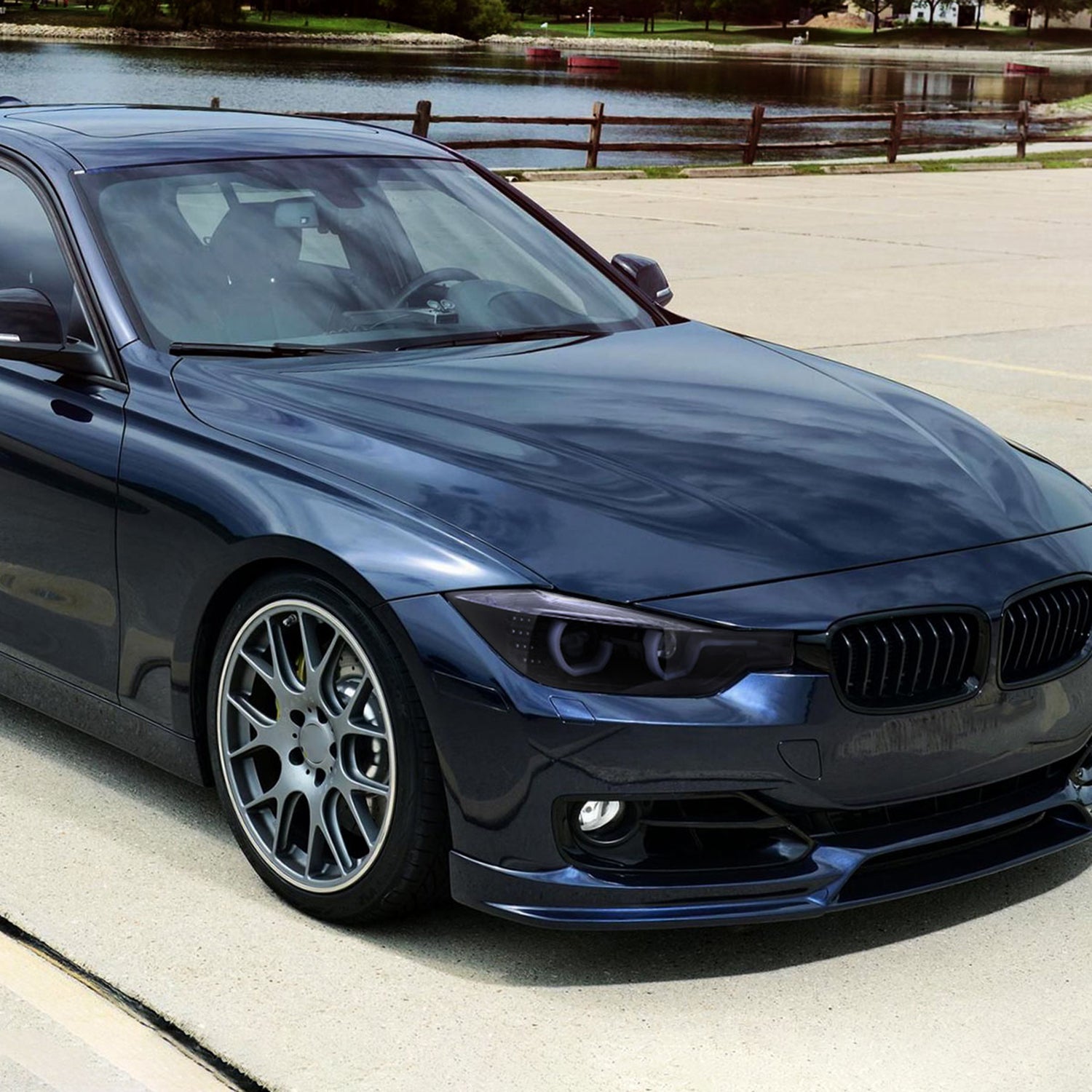 2012-2015 BMW F30 3 Series Sedan Dual LED Headlights LED Signal Smoke