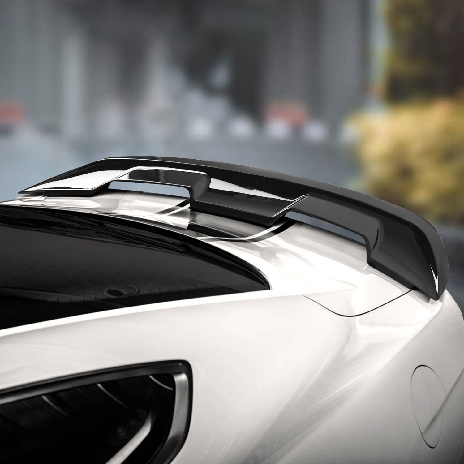 2015-2022 Ford Mustang Glossy Black ABS GT500 Style Rear Spoiler