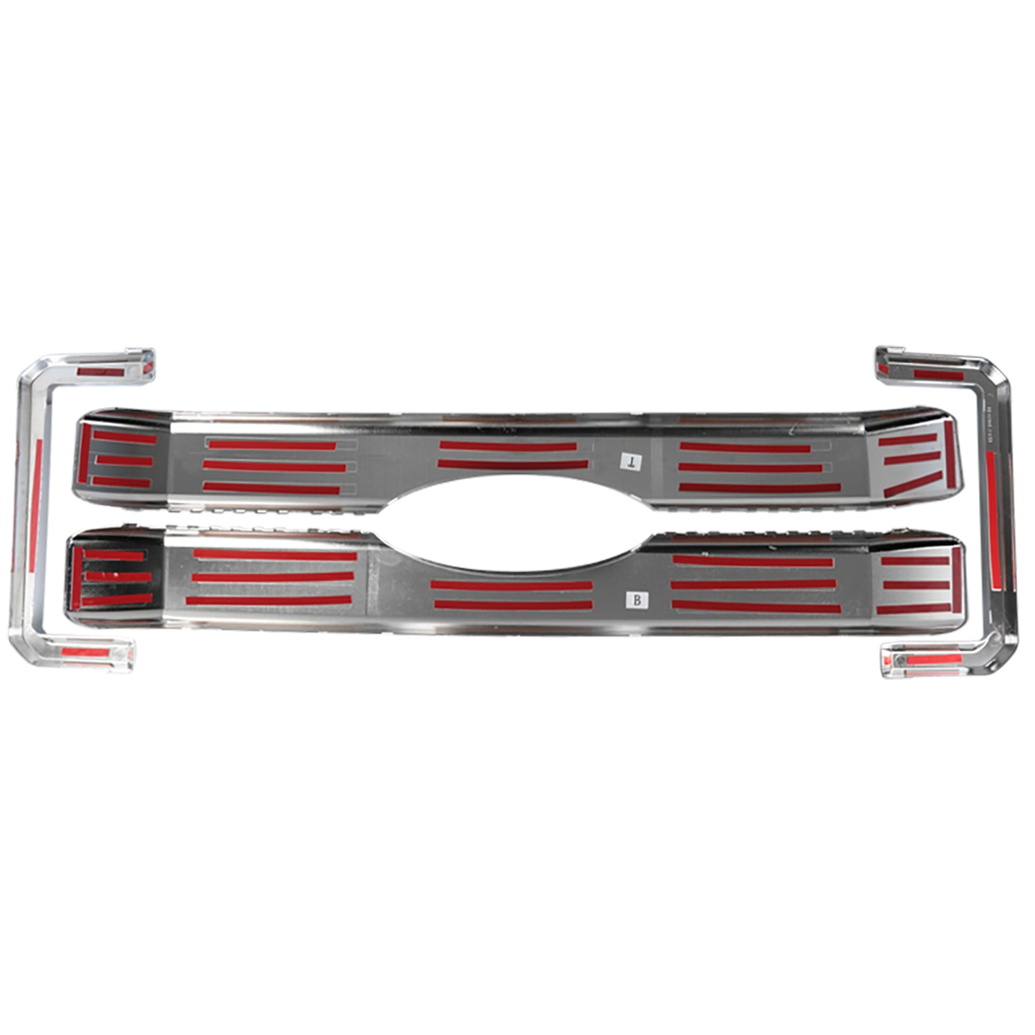 2011-2016 Ford F-250/F-350/F-450/F-550 SuperDuty Chrome ABS Grille Overlay