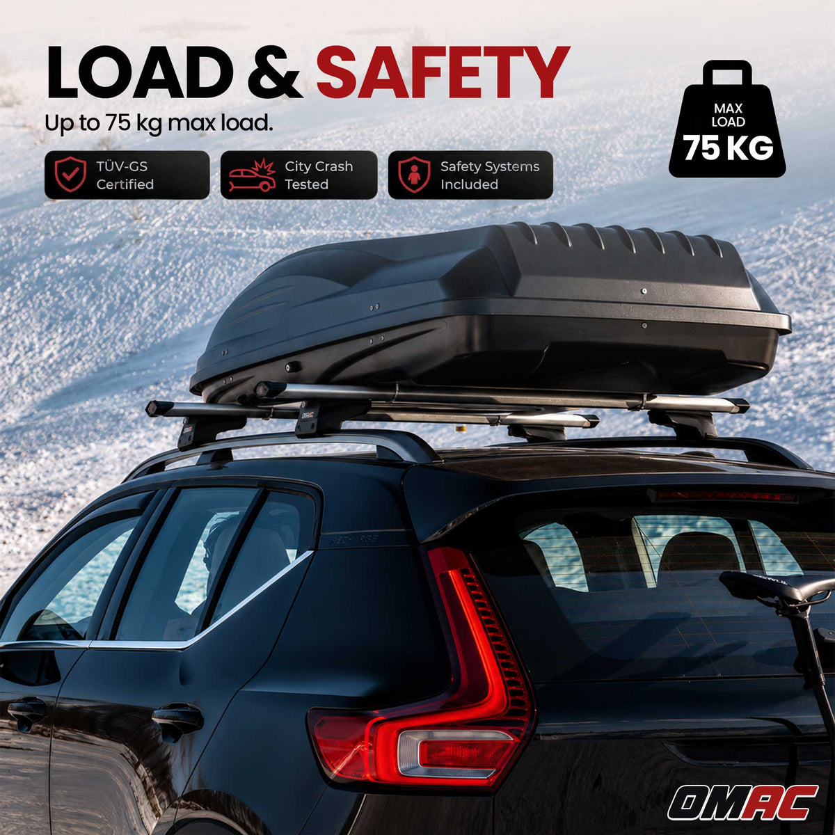 G3 Roof Racks for BMW X5 2007-2013 Aluminium Lockable 2Pcs Gray