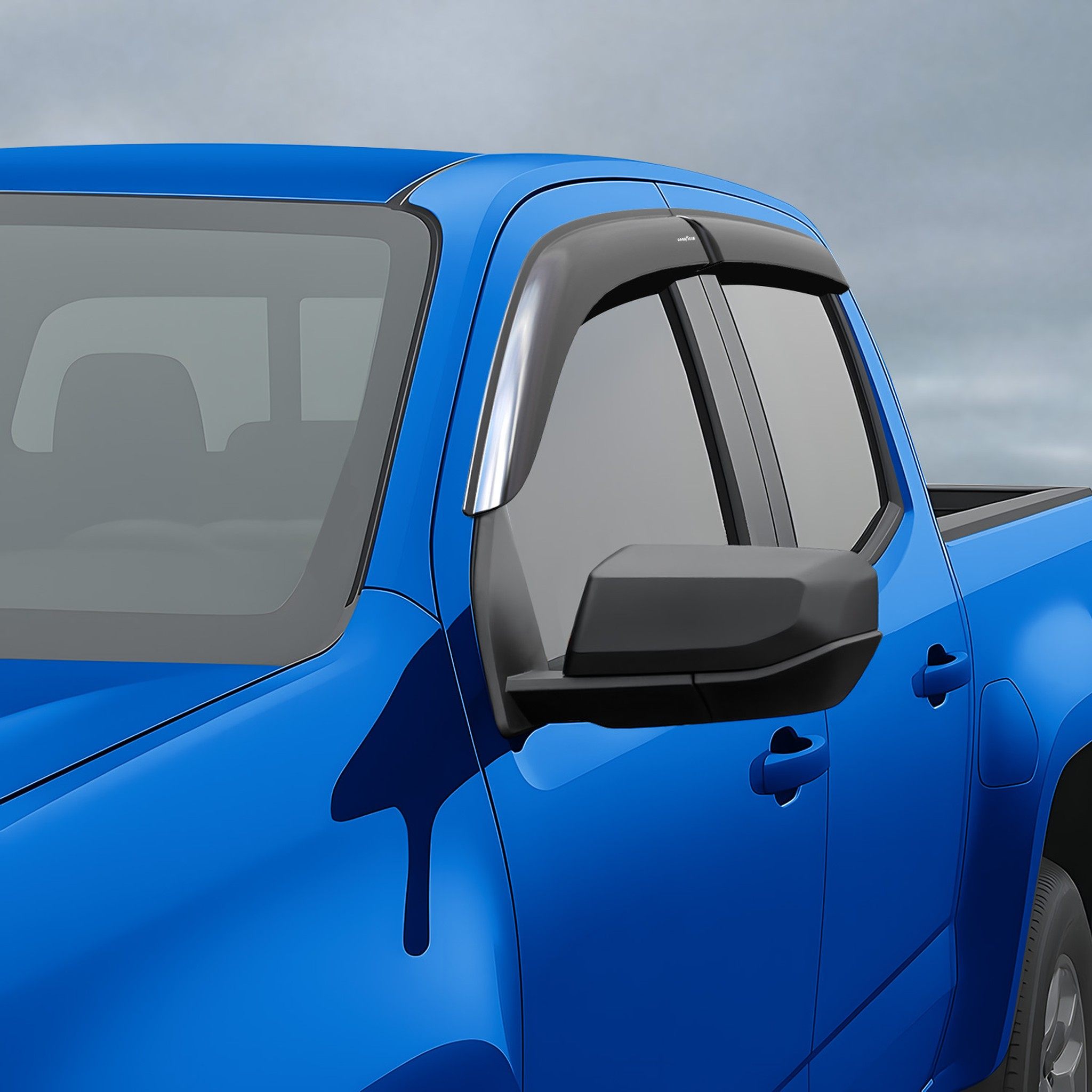 Goodyear Wind Deflectors for Chevrolet Colorado 2023-2026 Crew Cab Smoke 4Pcs