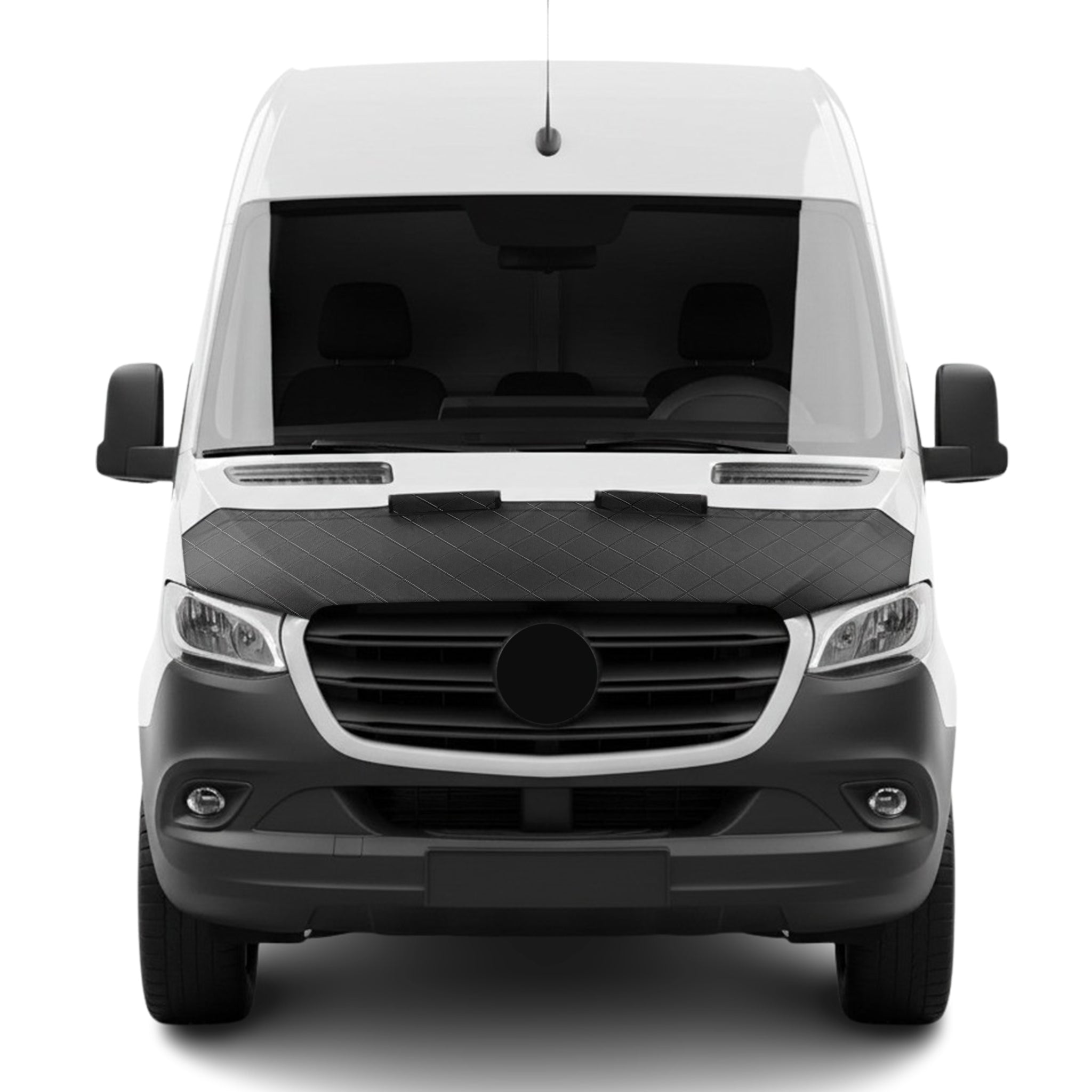 2019-2025 Mercedes Sprinter W907 910 Car Bonnet Mask Hood Bra Diamond Black