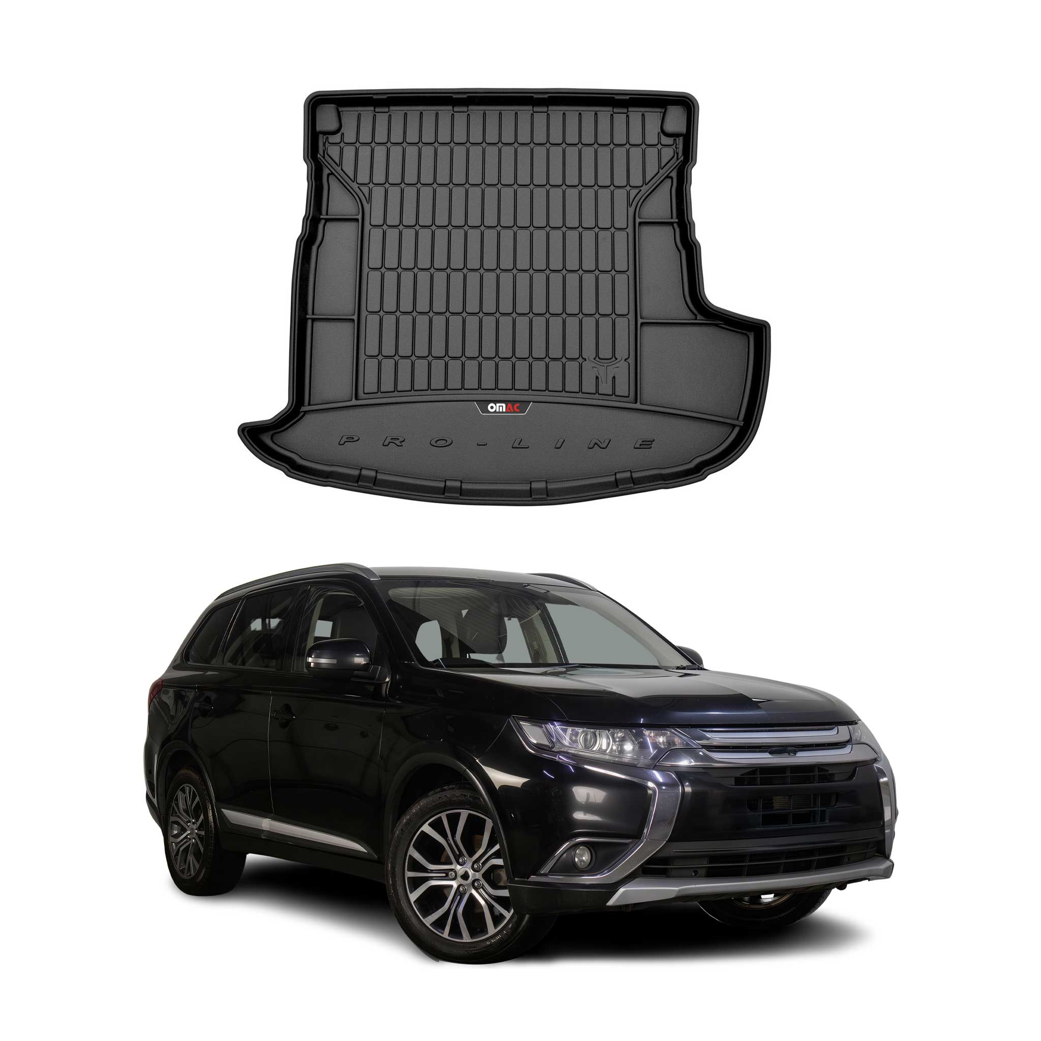 2014-2020 Mitsubishi Outlander Premium Cargo Liner Trunk Mat All Weather Heavy Duty 5Seats