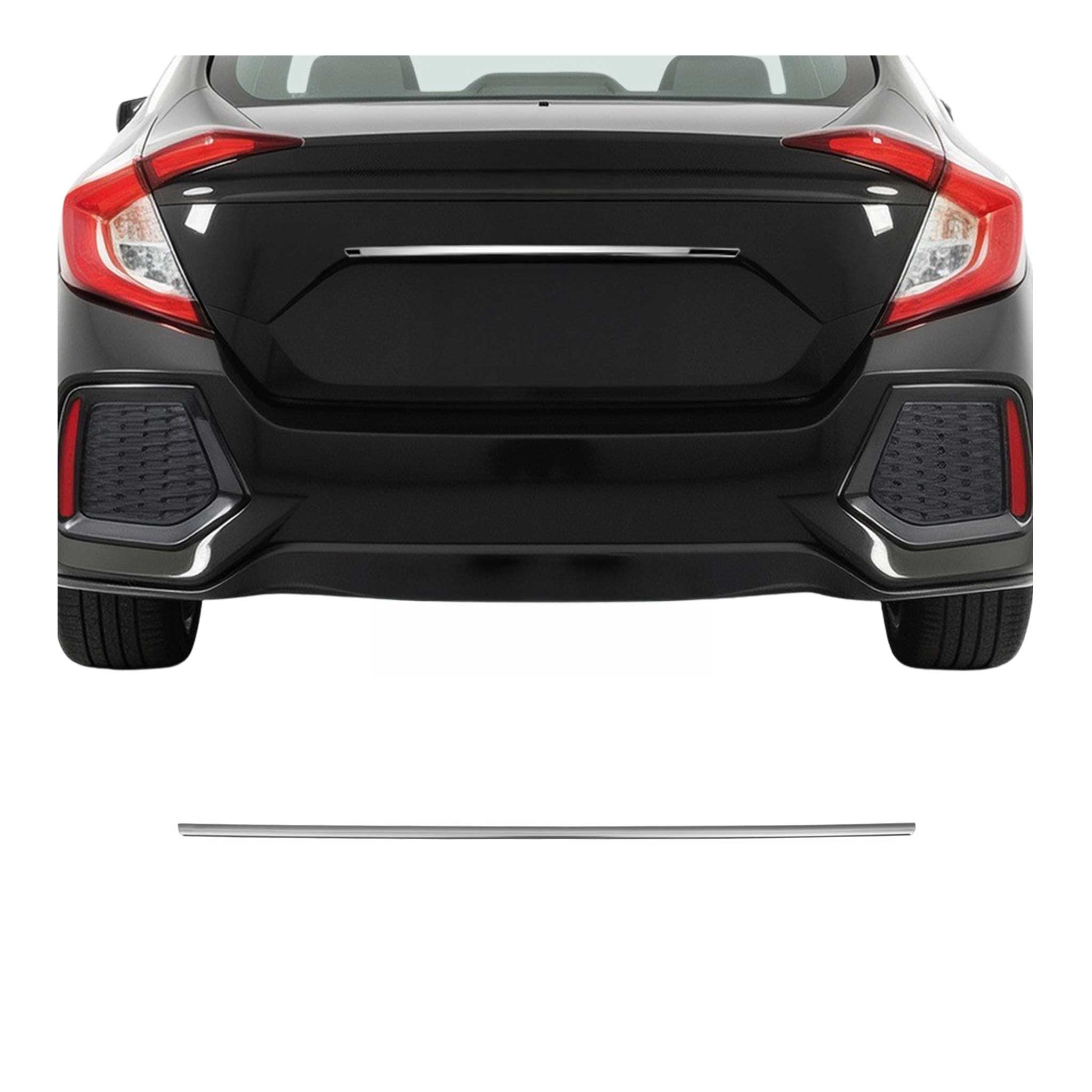 2016-2021 Honda Civic Sedan Trunk Tailgate Door Handle Cover Stainless Steel