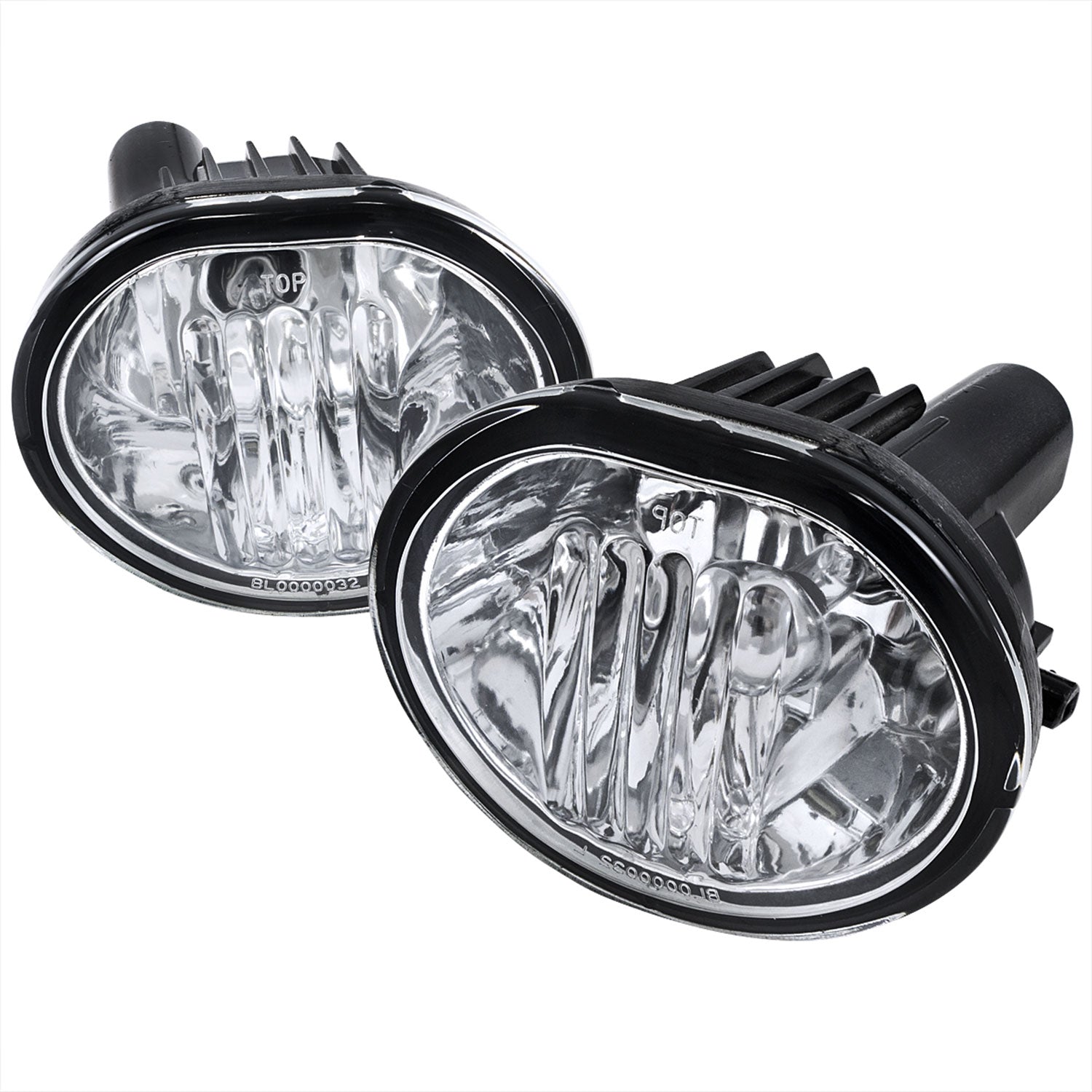 2003-2008 Toyota Matrix Pontiac Vibe 12V/55W 9006 Fog Lights Chrome/Clear Lens