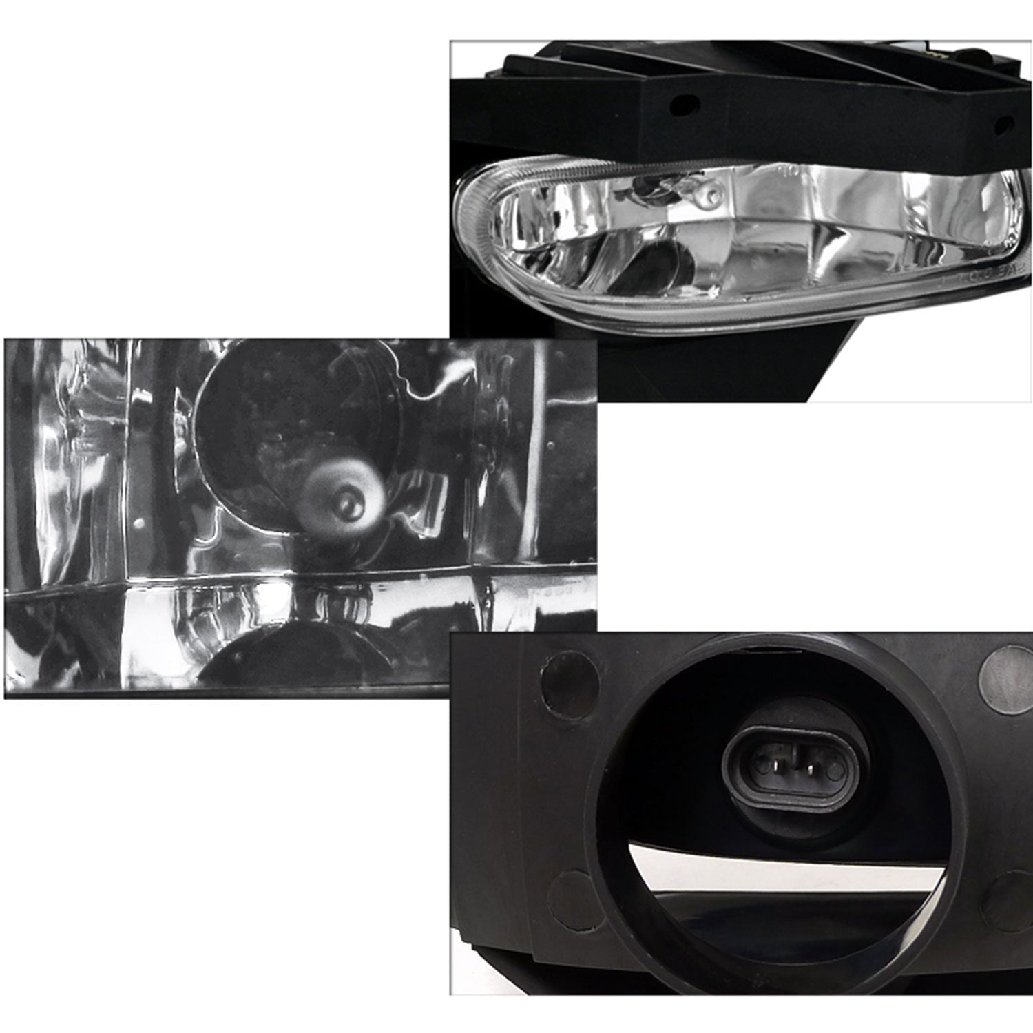 1999-2004 Ford Mustang 899 Fog Lights Kit Chrome Housing/Clear Lens
