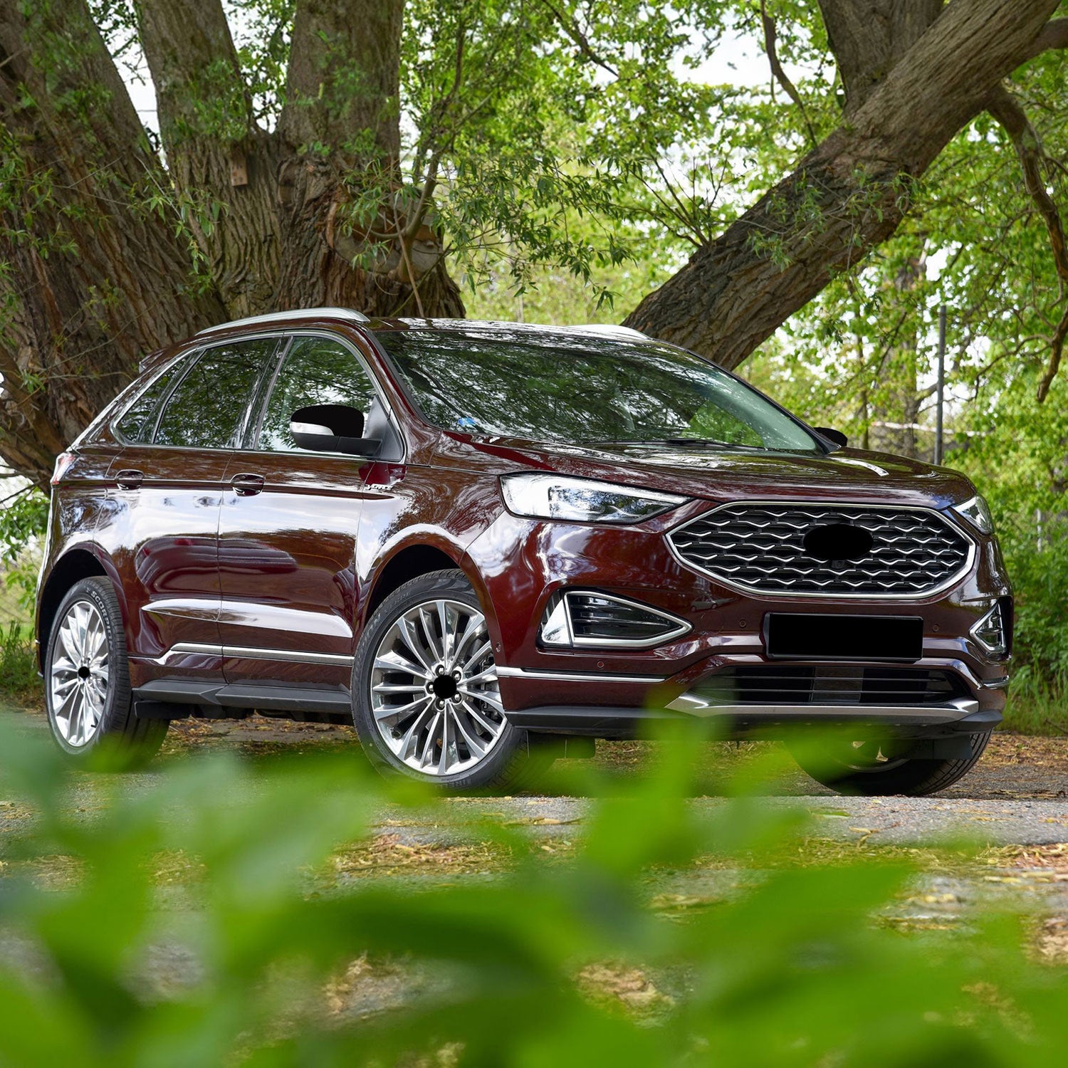 2015-2024 Ford Edge Mirror Cover Caps Gloss Black 2Pcs ABS Plastic